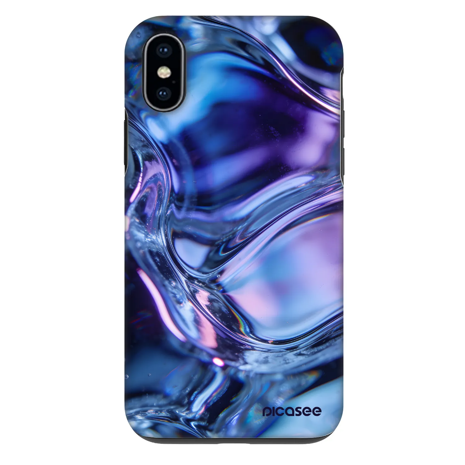 Picasee Fashion Case pro Apple iPhone X/XS - Iris liquid