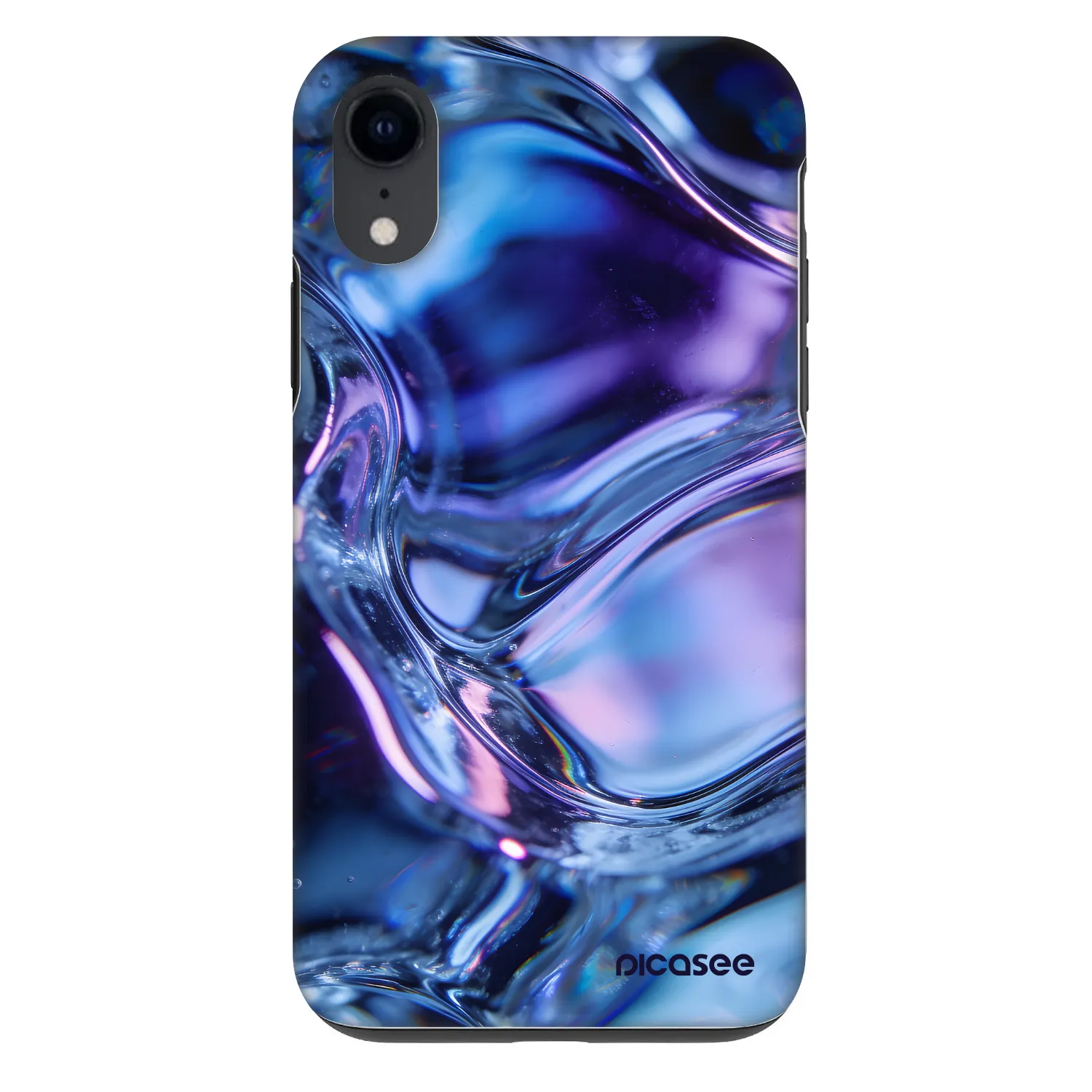 Picasee Fashion Case pro Apple iPhone XR - Iris liquid