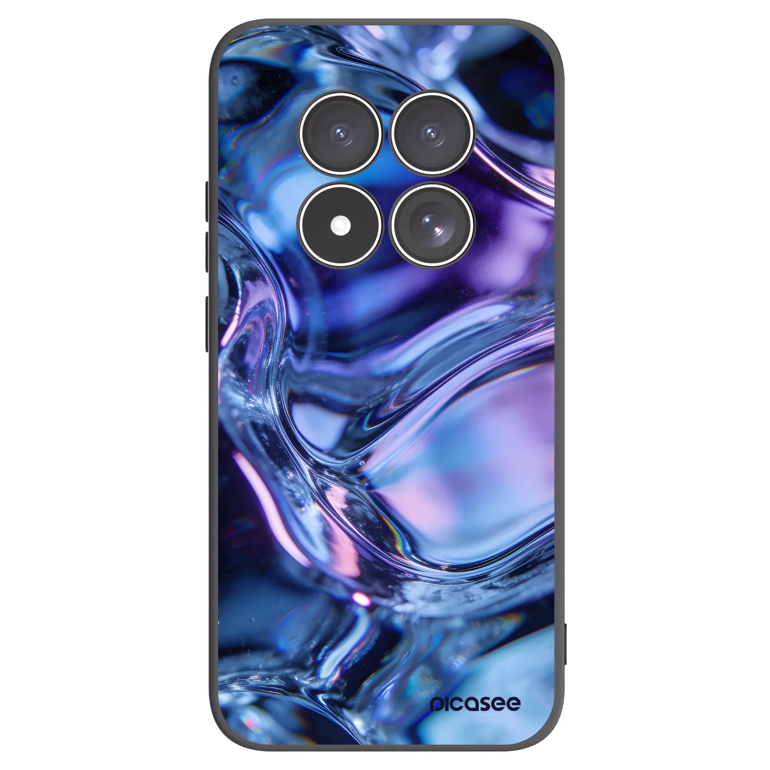 Picasee silikonový černý obal pro Xiaomi Redmi Note 15 Pro 4G - Iris liquid