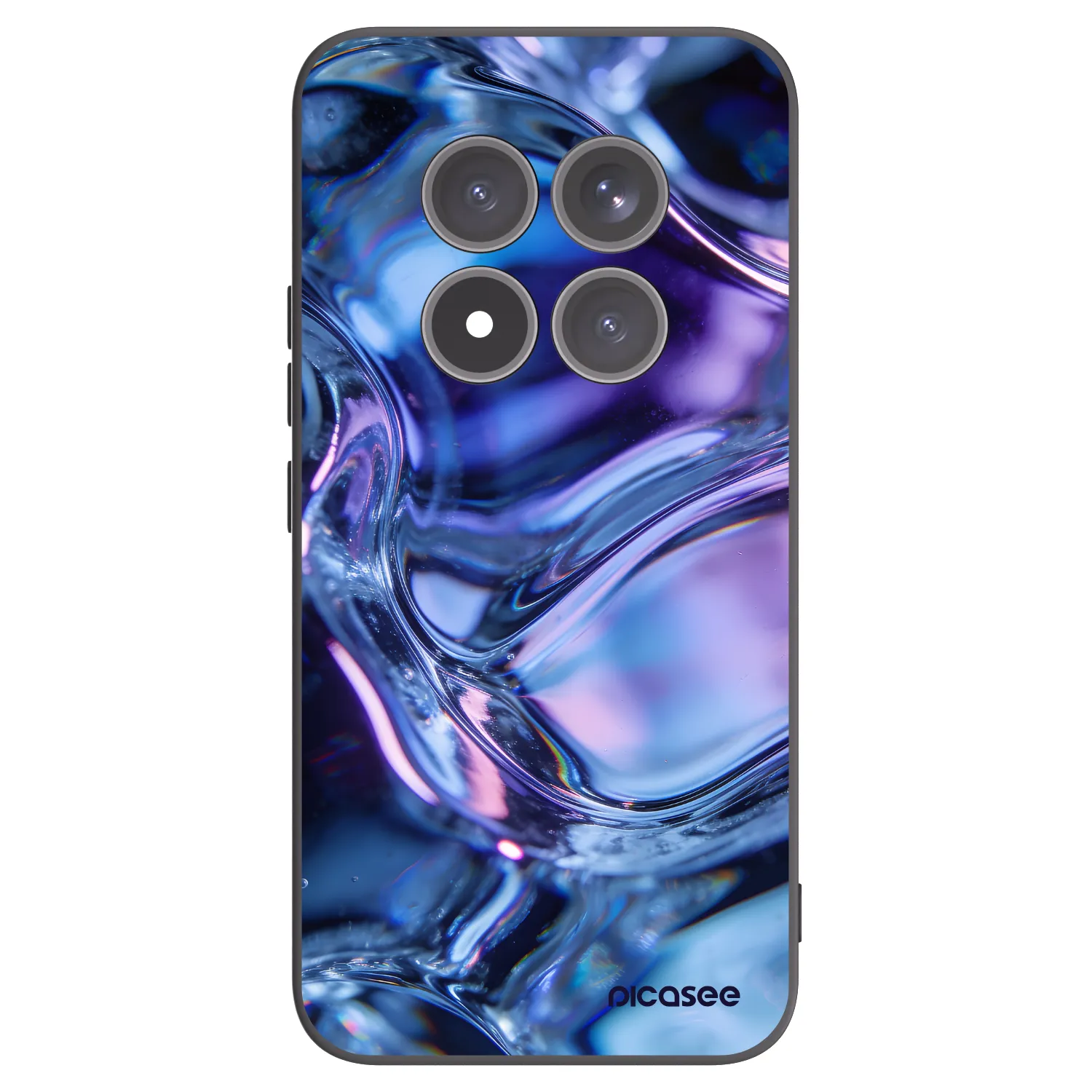 Picasee silikonový černý obal pro Xiaomi Redmi Note 15 Pro+ - Iris liquid