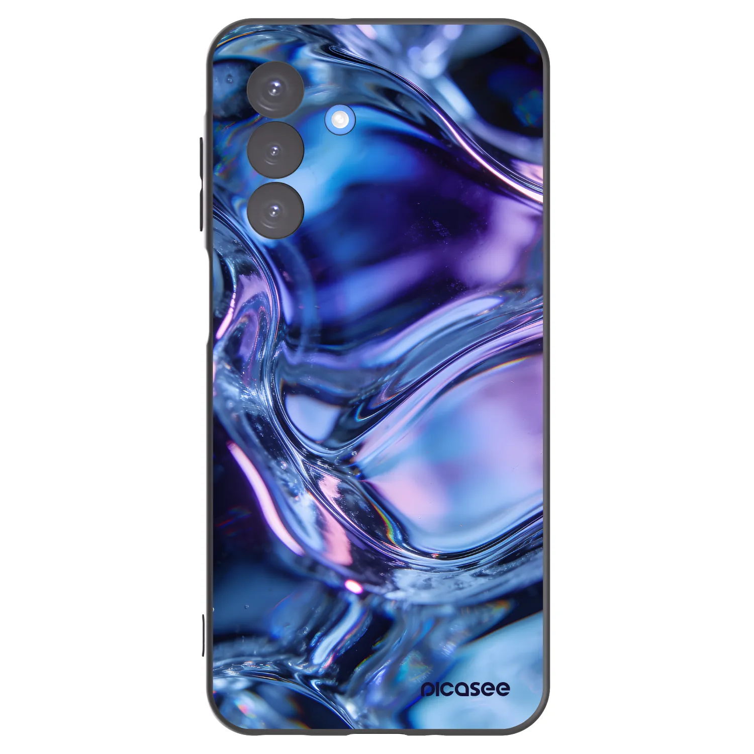 Picasee silikonový černý obal pro Samsung Galaxy A17 5G - Iris liquid