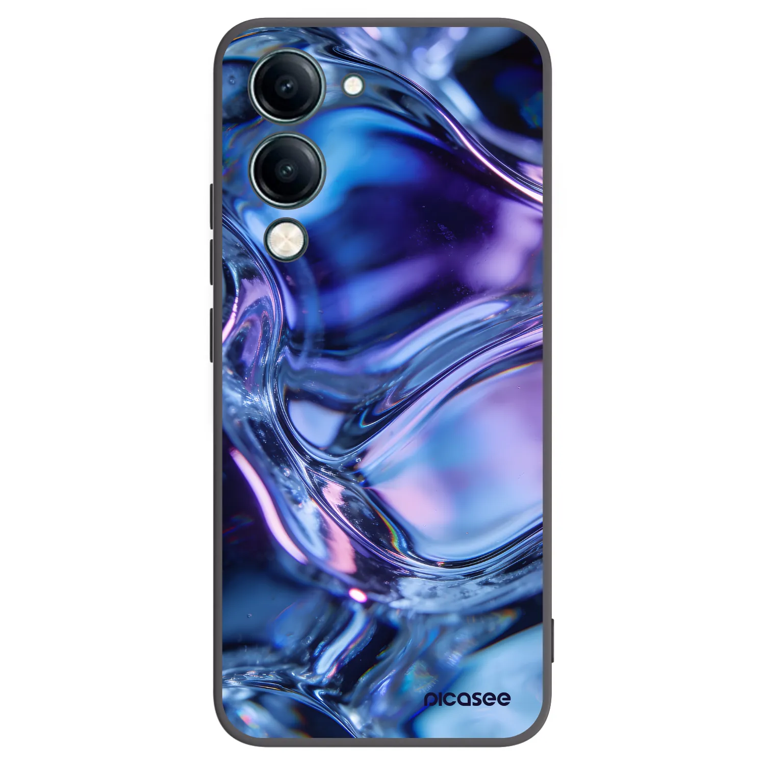 Picasee silikonový černý obal pro Vivo Y29s 5G - Iris liquid