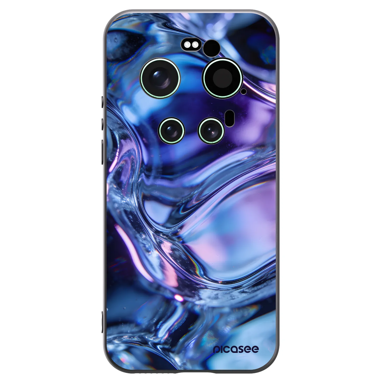 Picasee silikonový černý obal pro Xiaomi 17 Ultra - Iris liquid