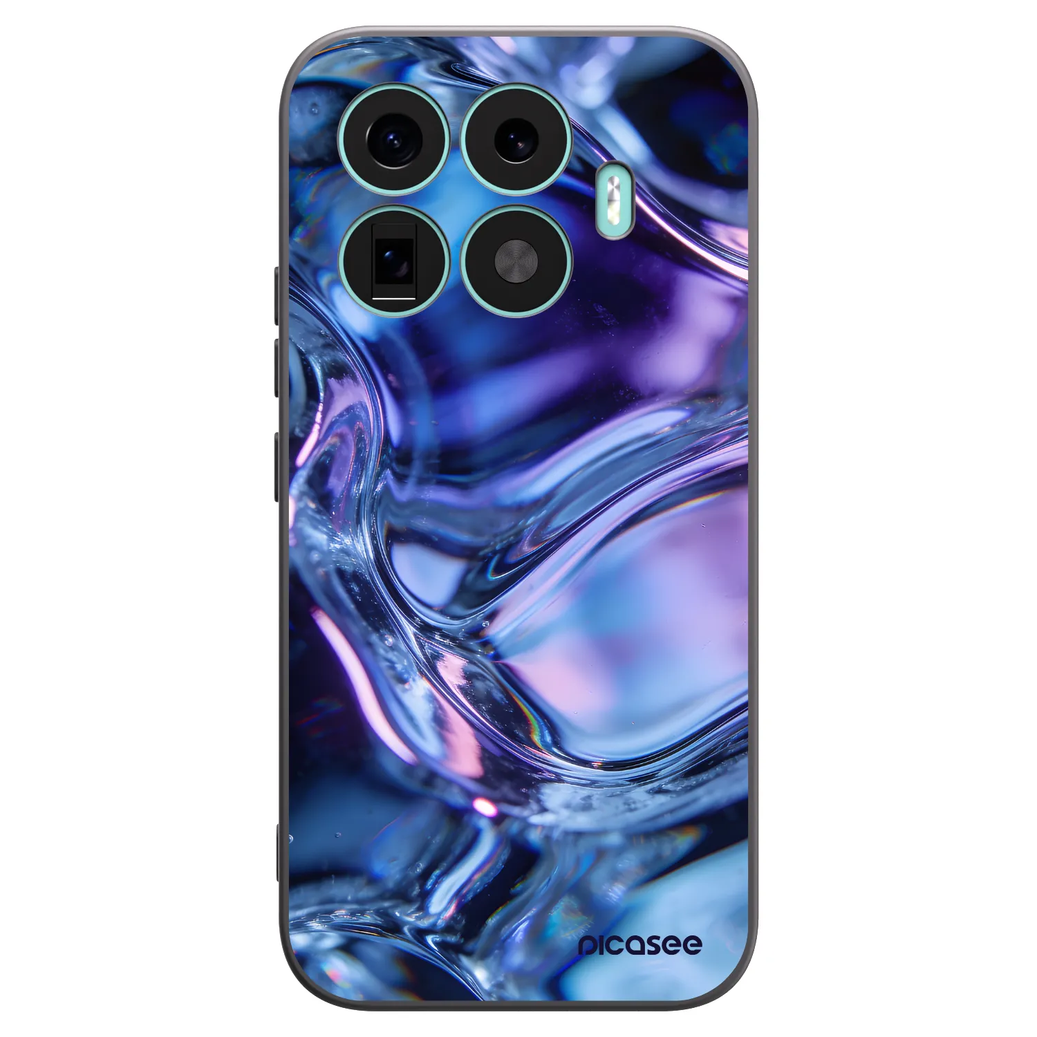 Picasee silikonový černý obal pro Xiaomi 17T - Iris liquid