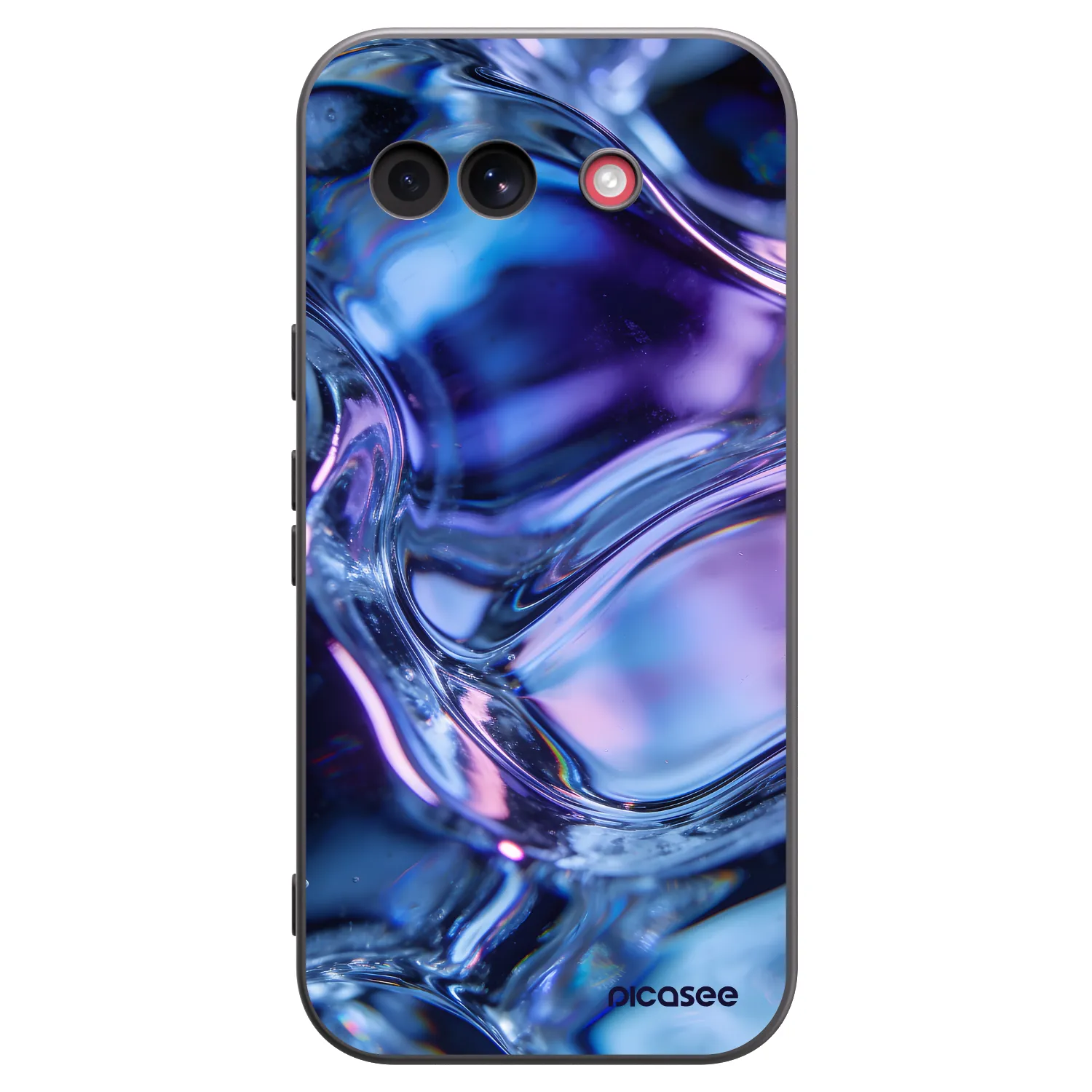 Picasee silikonový černý obal pro Google Pixel 10a - Iris liquid