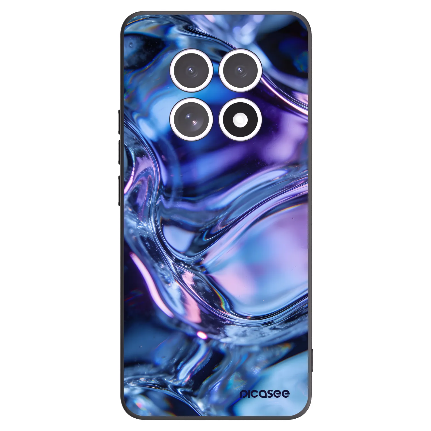 Picasee silikonový černý obal pro Xiaomi Redmi Note 15 5G - Iris liquid