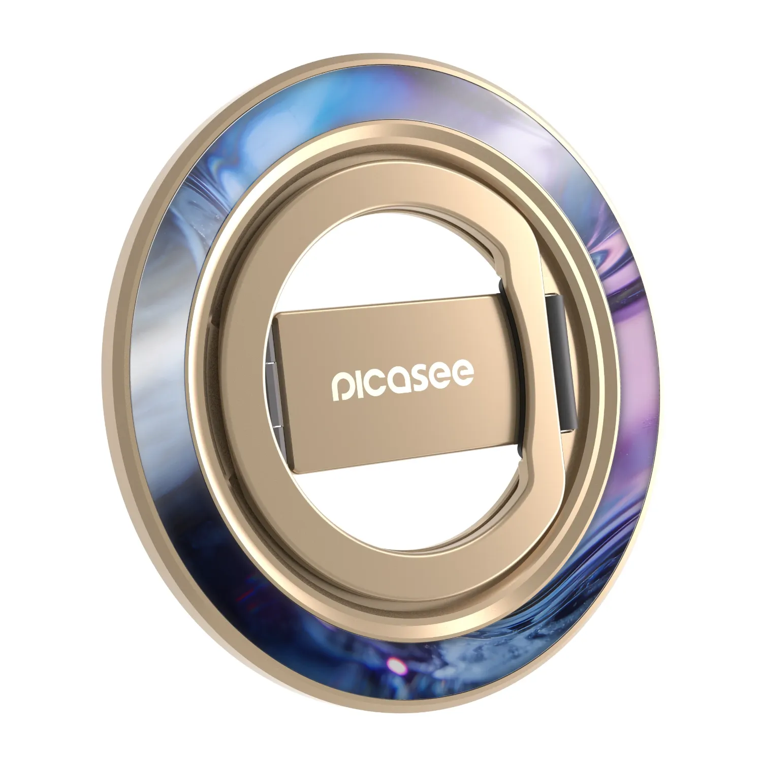 Picasee Magnetický držák - Zlatý - Iris liquid