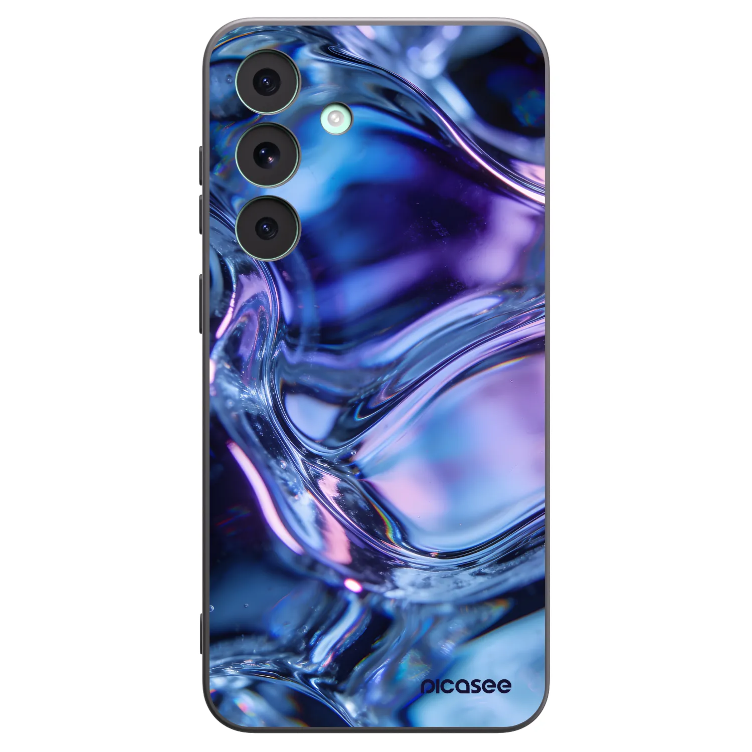 Picasee silikonový černý obal pro Samsung Galaxy S26 FE - Iris liquid
