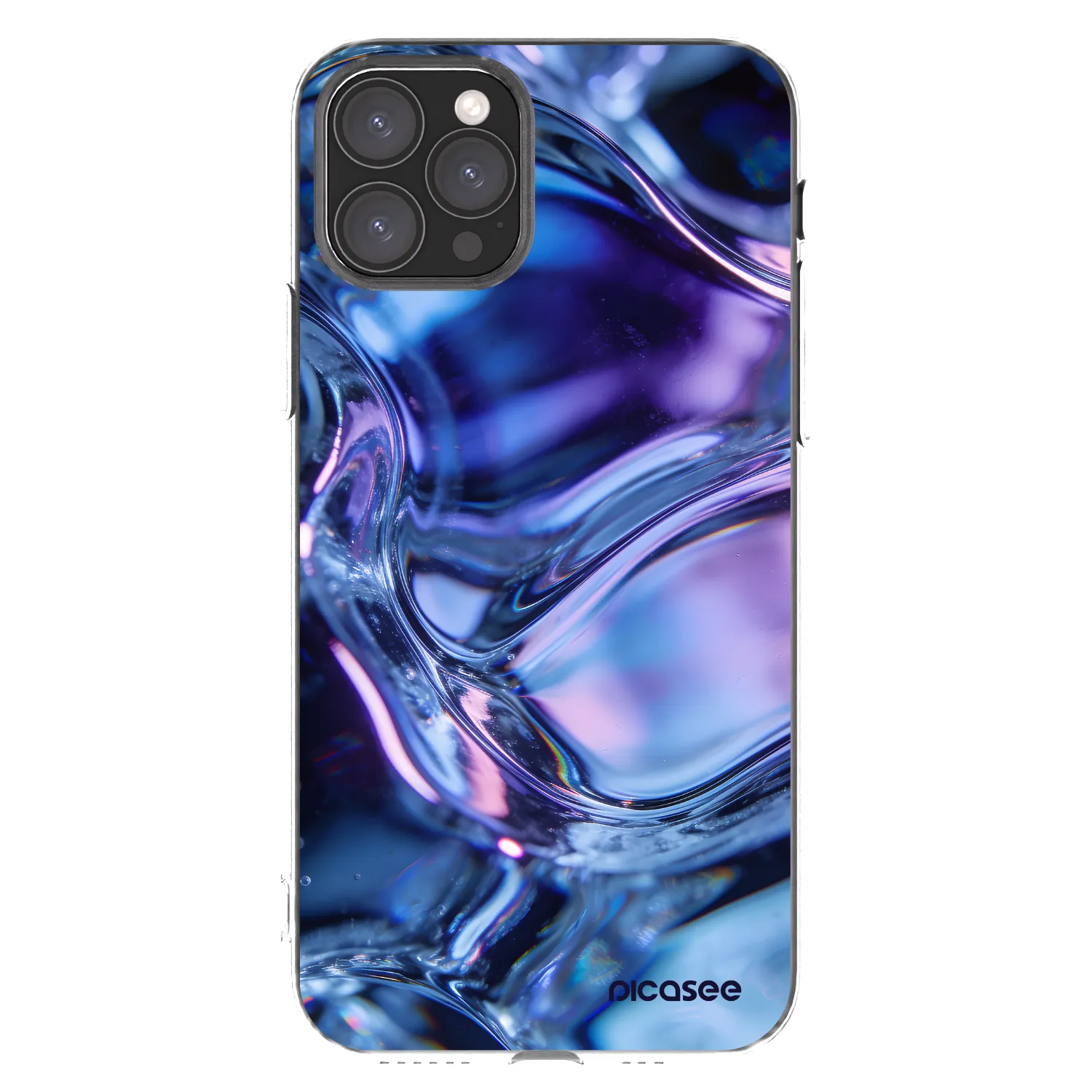 Picasee silikonový průhledný obal pro Apple iPhone 11 Pro - Iris liquid