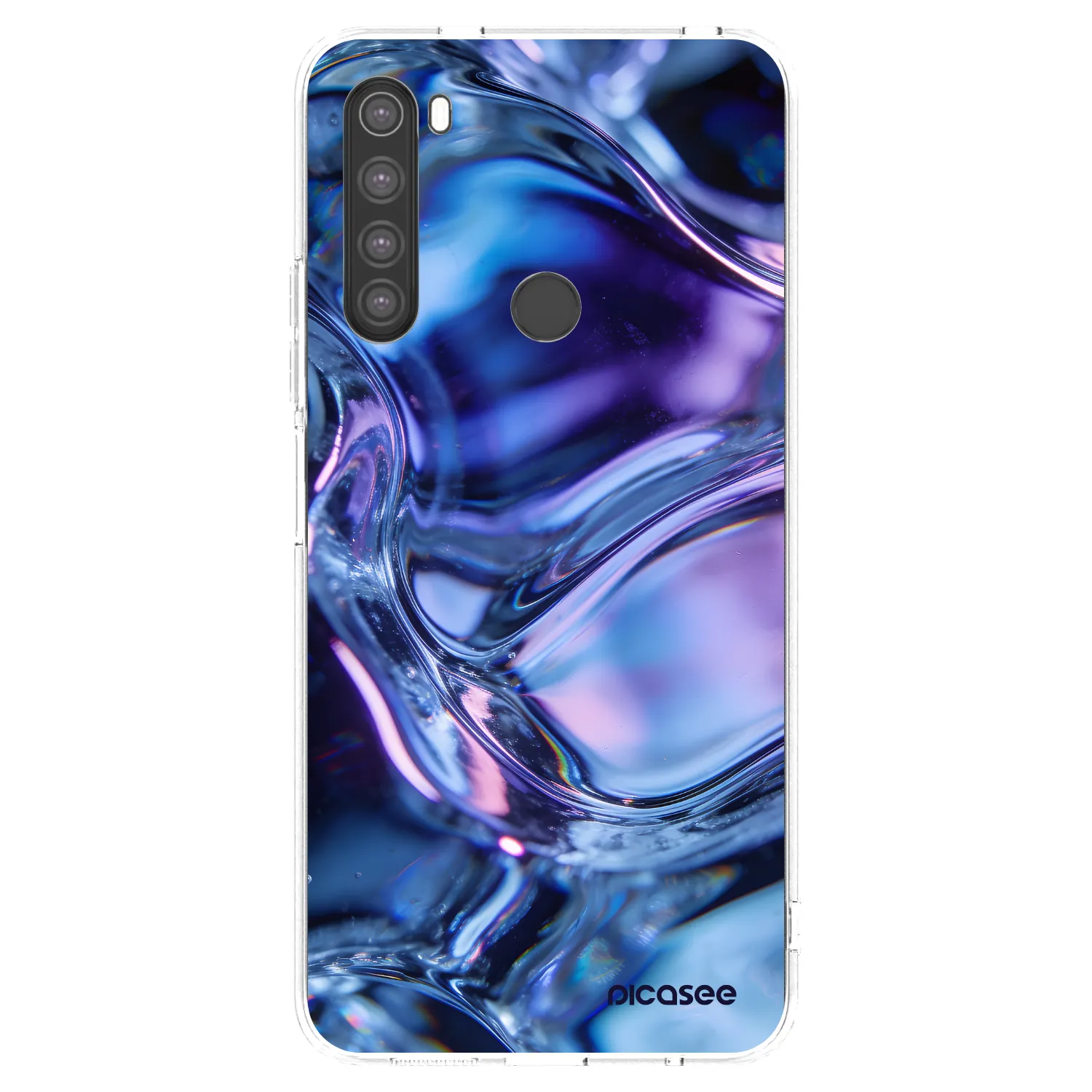 Picasee silikonový průhledný obal pro Xiaomi Redmi Note 8 - Iris liquid