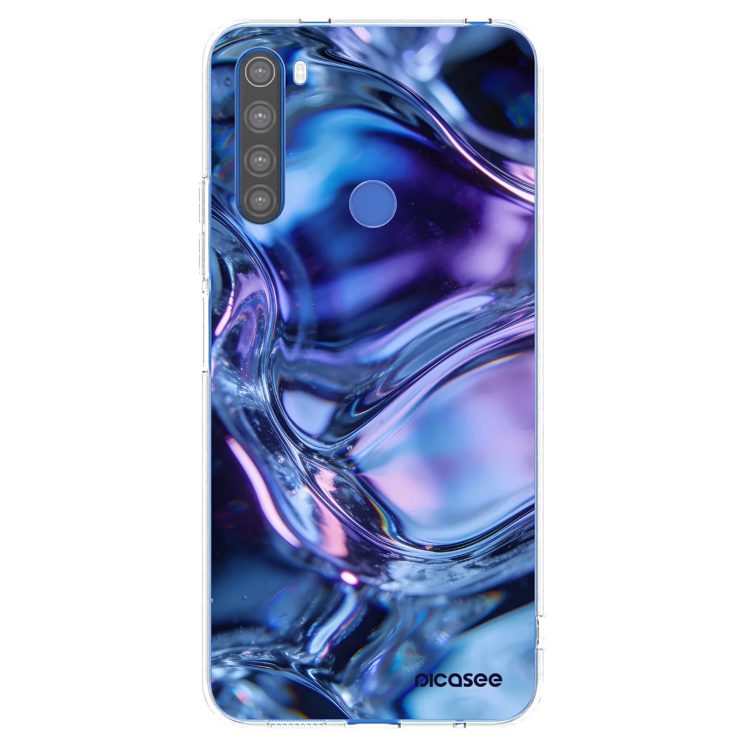 Picasee silikonový průhledný obal pro Xiaomi Redmi Note 8T - Iris liquid