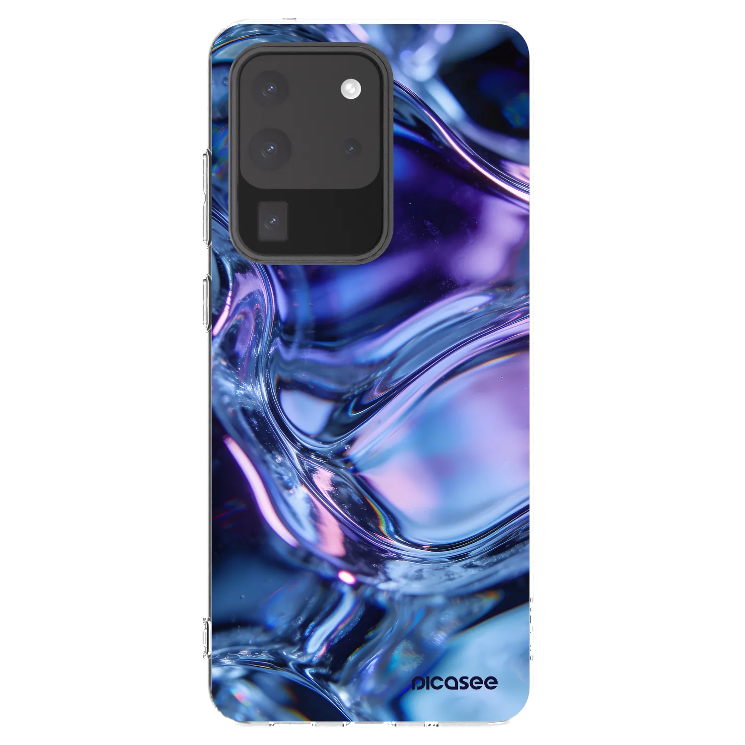 Picasee silikonový průhledný obal pro Samsung Galaxy S20 Ultra 5G G988F - Iris liquid
