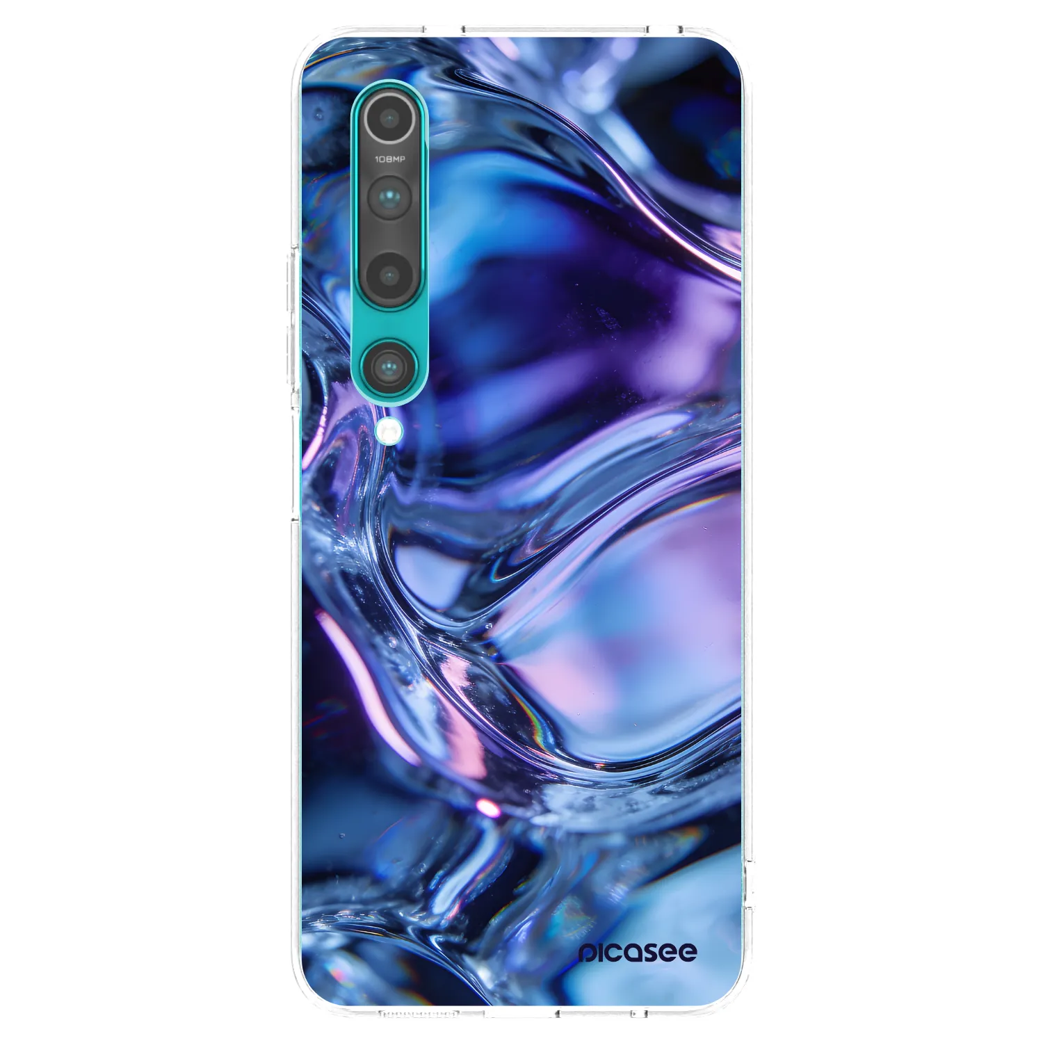 Picasee silikonový průhledný obal pro Xiaomi Mi 10 - Iris liquid