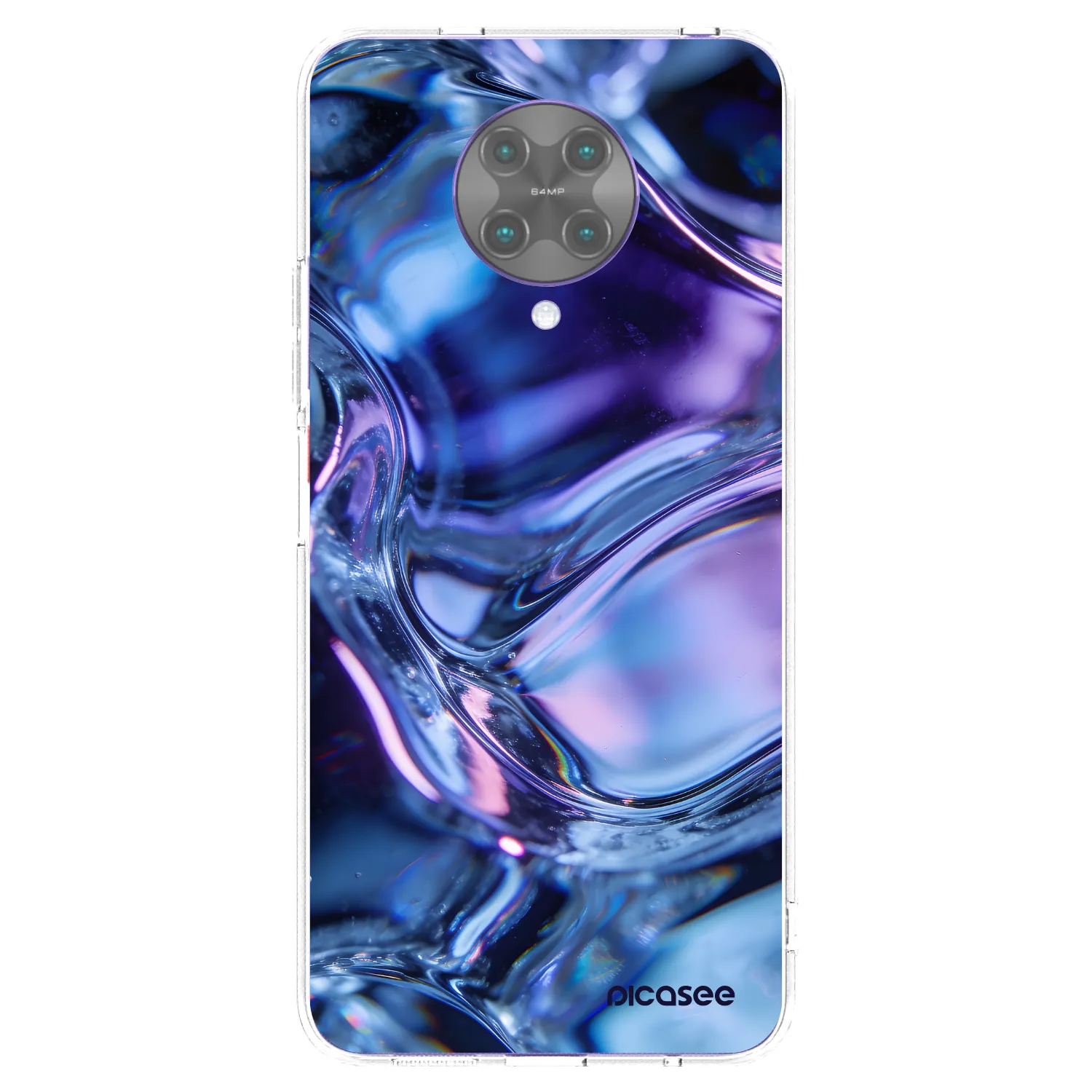Picasee silikonový průhledný obal pro Xiaomi Poco F2 Pro - Iris liquid