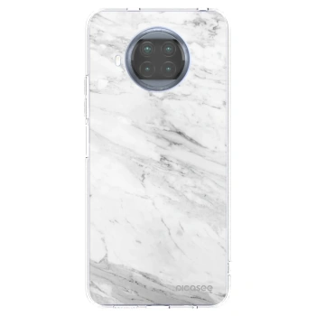 Picasee silikonový průhledný obal pro Xiaomi Mi 10T Lite - White marble