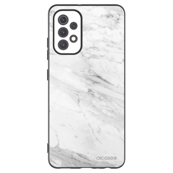 Picasee silikonový černý obal pro Samsung Galaxy A32 5G A326B - White marble