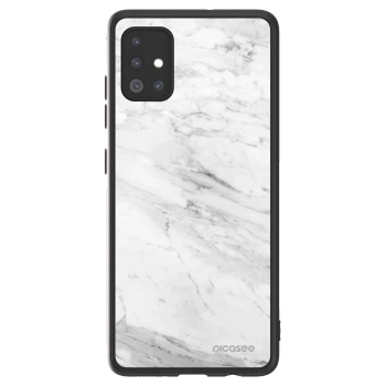 Picasee ULTIMATE CASE pro Samsung Galaxy A51 A515F - White marble