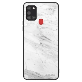 Obal pro Samsung Galaxy A21s - White marble