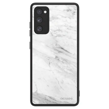 Picasee ULTIMATE CASE pro Samsung Galaxy S20 FE - White marble