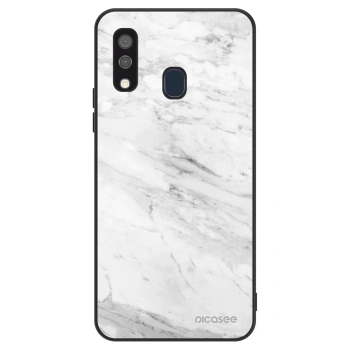 Obal pro Samsung Galaxy A40 A405F - White marble