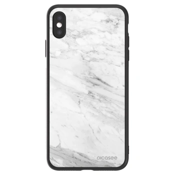 Picasee ULTIMATE CASE pro Apple iPhone XS Max - White marble