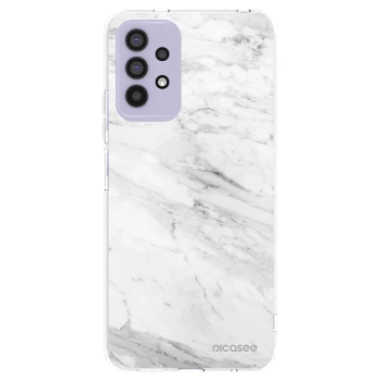 Picasee silikonový průhledný obal pro Samsung Galaxy A32 4G SM-A325F - White marble