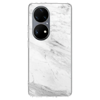 Obal pro Huawei P50 - White marble