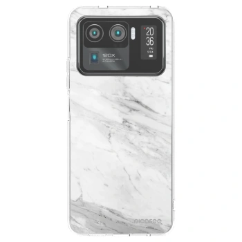 Picasee silikonový průhledný obal pro Xiaomi Mi 11 Ultra - White marble