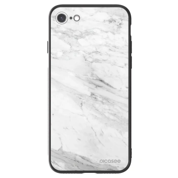 Picasee ULTIMATE CASE pro Apple iPhone SE 2020 - White marble