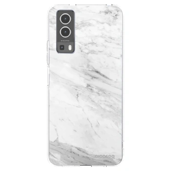 Picasee silikonový průhledný obal pro Vivo Y72 5G - White marble