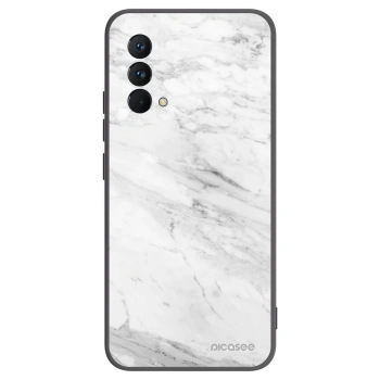 Picasee silikonový černý obal pro Realme GT Master Edition 5G - White marble