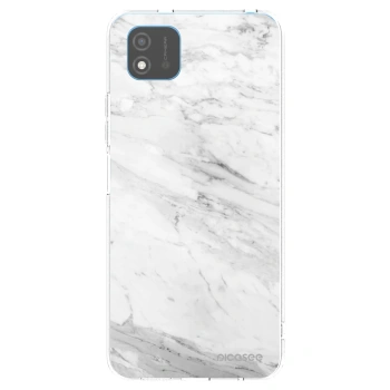 Picasee silikonový průhledný obal pro Realme C11 (2021) - White marble