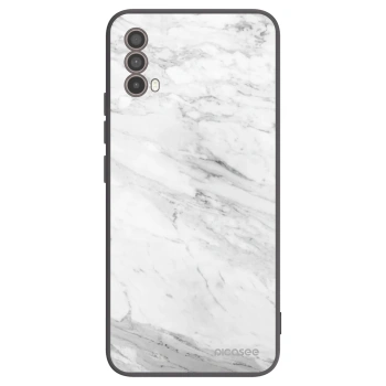 Obal pro Motorola Moto E40 - White marble