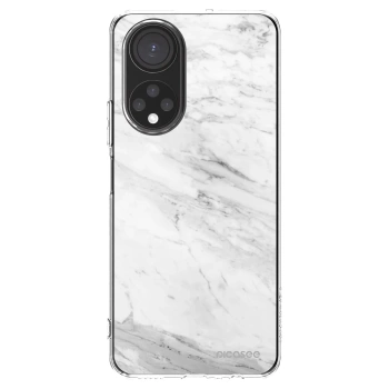 Picasee silikonový průhledný obal pro Honor X7 - White marble