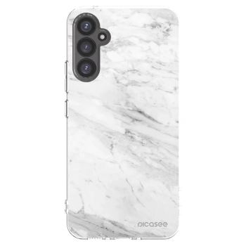 Picasee silikonový průhledný obal pro Samsung Galaxy A34 5G A346B - White marble