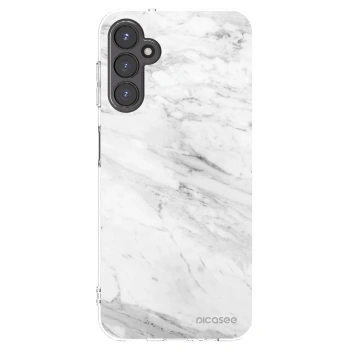 Picasee silikonový průhledný obal pro Samsung Galaxy A14 4G A145R - White marble