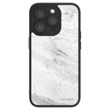 Picasee ULTIMATE CASE pro Apple iPhone 15 Pro - White marble