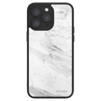 Picasee ULTIMATE CASE pro Apple iPhone 15 Pro Max - White marble