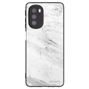 Obal pro Motorola Moto G51 - White marble