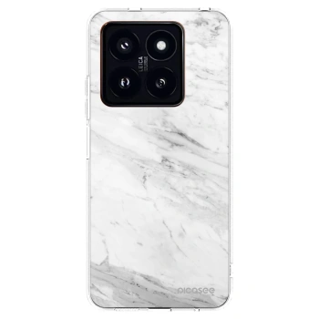 Picasee silikonový průhledný obal pro Xiaomi 14 Pro - White marble