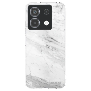 Picasee silikonový průhledný obal pro Xiaomi Poco X6 - White marble