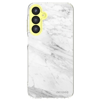 Picasee silikonový průhledný obal pro Samsung Galaxy A25 A256B 5G - White marble
