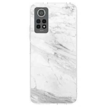 Picasee silikonový průhledný obal pro Xiaomi Redmi Note 12 Pro 4G - White marble