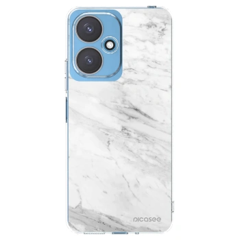 Picasee silikonový průhledný obal pro Xiaomi Redmi 13C 5G - White marble