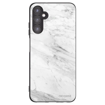 Picasee silikonový černý obal pro Samsung Galaxy A05s A057G - White marble