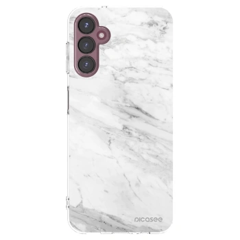Picasee silikonový průhledný obal pro Samsung Galaxy A05s A057G - White marble