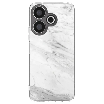 Picasee silikonový průhledný obal pro Xiaomi Redmi 13 4G - White marble