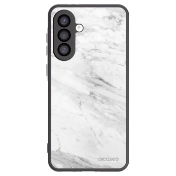 Picasee silikonový černý obal pro Samsung Galaxy A26 5G A266B - White marble