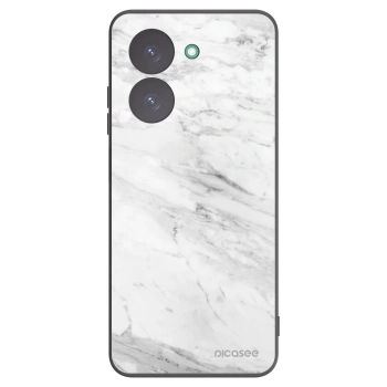 Picasee silikonový černý obal pro Xiaomi Redmi A5 - White marble