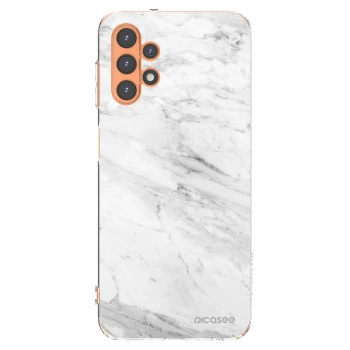 Picasee silikonový průhledný obal pro Samsung Galaxy A13 5G - White marble